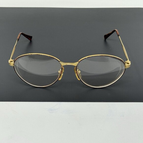 Christian Dior Eyeglasses 2863 41 Gold & Tortoise Red 56 []16-140 - Picture 3 of 16